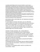 EPISTEMOLOGÍA E HISTORIA DE LAS CIENCIAS SOCIALES.