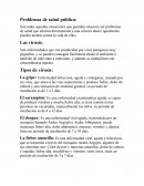 Problemas de salud publica.