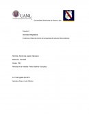 Evidencia: Reporte escrito de propuesta de solución del problema