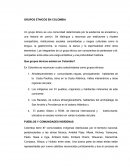 GRUPOS ETNICOS EN COLOMBIA. PUEBLOS Y COMUNIDADES INDÍGENAS