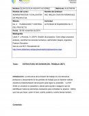 Administracion y evaluacion de proyectos. Estructura de division del trabajo (EDT)