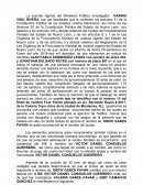 Denuncia de Homicidio.