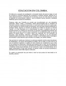 LA EDUCACIÓN EN COLOMBIA.