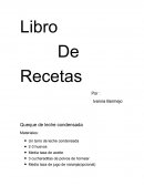 Libro de recetas varias.