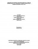 CREACIÓN DE UN MODELO DE PRODUCCIÓN EN LA LÍNEA DE FERMENTADOS, EN LA INDUSTRIA LICORERA PRODUCTORA Y COMERCIALIZADORA FAVILA Ltda.