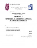 Creación de un mosaico a través de fotos de contacto