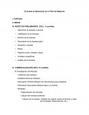 Guía para la elaboración de un Plan de Negocios.
