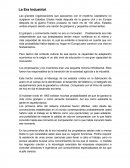 Tema de ensayo- La Era Industrial