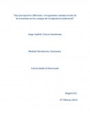 El organismo omnipresente de la economía en los campos de la ingeniería industrial