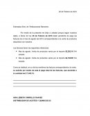 Pago pendientes de Factura.