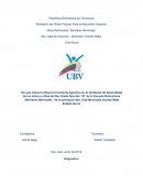 De que manera Influye la Conducta Agresiva en el Ambiente de Aprendizaje de los niños y niñas del 6to Grado Sección “B” de le Escuela Bolivariana “Bernardo Bermúdez” de la parroquia San José-Municipio Andres Mata Estado Sucre