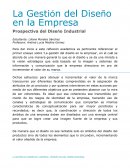 La Gestión del Diseño en la Empresa