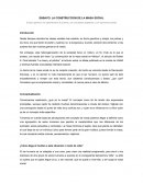 Construcción de la masa social en México.