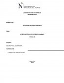 INTRODUCCIÓN A LOS RECURSOS HUMANOS