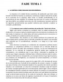 TEMA DE LA EMPRESA COMO REALIDAD SOCIOECONÓMICA.