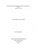 ANALISIS DE EXPORTACIONES DE COLOMBIA A PAISES CON TLC VIGENTES