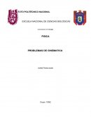 Problemas de cinematica.