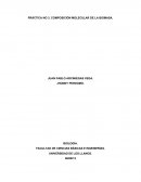 PRÁCTICA NO 3. COMPOSICIÓN MOLECULAR DE LA BIOMASA..
