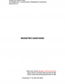 Registro Sanitario.