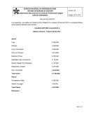 Los siguientes son saldos de Calzado Arturo Callejón S.A a febrero 28 del año 2015. La empresa fabrica sobre pedidos calzados para varones.