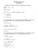 Quimica Aplicada: problemas de liquidos.