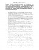 Políticas Presupuestarias para Empresas