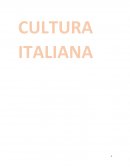 Culturas y tradiciones de Italia