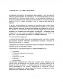 Cómo medir la gestión empresarial?