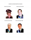 PRESIDENTES DEL PERÍODO DEMOCRÁTICO DE HONDURAS