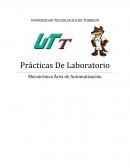 Prácticas De Laboratorio Mecatrónica Área de Automatización