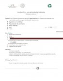 Invitación a una actividad académica.