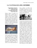 LA NATURALEZA DEL HOMBRE.