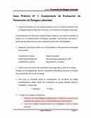 Caso Práctico Nº 1: Cuestionario de Evaluación de Prevención de Riesgos Laborales