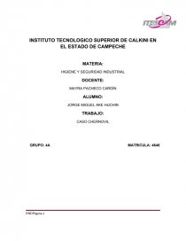 CASO CHERNOVIL CONDICIONES. Página 1