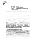 SEÑOR(A) PRESIDENTE DEL JUZGADO PENAL COLEGIADO TRANSITORIO DE LA CORTE SUPERIOR DE JUSTICIA DE LAMBAYEQUE