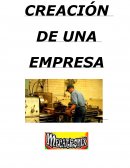 CREACIÓN DE UNA EMPRESA MEC@TROMIX S.A