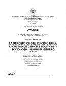 LA PERCEPCION DEL SUICIDIO EN LA FACULTAD DE CIENCIAS POLITICAS Y SOCIOLOGIA, SEGÚN EL GÉNERO