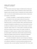 El lenguaje y el cerebro.