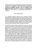 CONTRATO DE PRESTACION DE SERVICIOS JURIDICOS