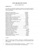 Las cuentas que se presentan a continuación constituyen una lista parcial extraída del balance de comprobación de la Empresa Tubopar S.A. que incluye todas las cuentas de costos de dicho balance.