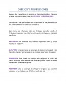 OFICIOS Y PROFESIONES.