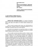 ASUNTO: CONTESTACIÓN DE INCIDENTE DE INCOMPETENCIA