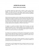 Acoso en las aulas. El comentario personal sobre la película y sobre la niña Chrissa Maxwell