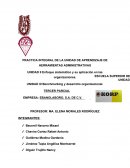 PRACTICA INTEGRAL DE LA UNIDAD DE APRENDIZAJE DE HERRAMIENTAS ADMINISTRATIVAS .EMPRESA: EBANOLABORO, S.A. DE C.V.