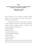 Análisis de los temas tratados en el segundo periodo. Respecto a la educación y pedagogía