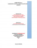 ELABORACIÓN DE UN MATERIAL COMPUESTO DE MATRIZ CERÁMICA (CONCRETO)