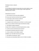 Estrategias de lectura y redacción.