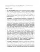 El buen arte de La preparación de la clase.