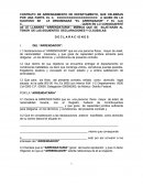 Declaraciones el “ARRENDADOR” que es una persona física, mayor de edad, de nacionalidad mexicana, y que goza de capacidad jurídica simiente para obligarse en los términos y condiciones de presente contrato.