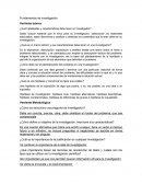 Fundamentos de investigación- Vertiente teórica